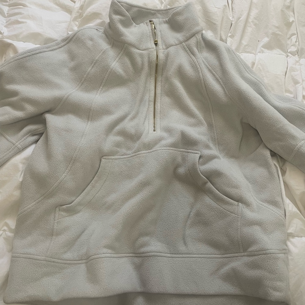 Lululemon Cream Fleece Gold Zipper XL/XXL